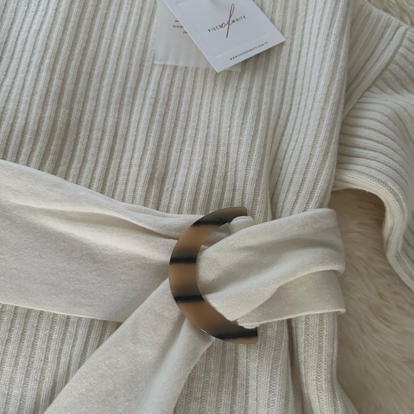 PIECE OF WHITE
Caitlin Belted Knit Mini Dress - Picture 10 of 10